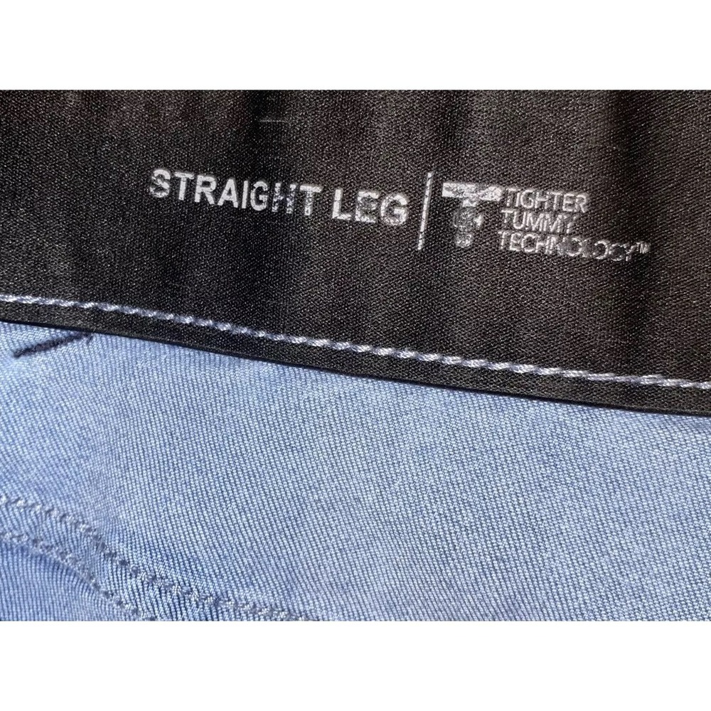 Lane Bryant Womens plus 20W 20 Straight Leg Tighter Tummy Stretchy Blue‎ Jeans - Picture 5 of 6